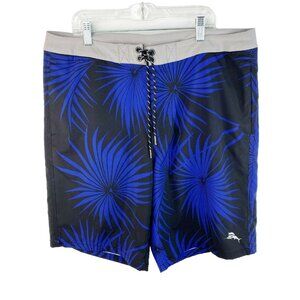 Tommy Bahama Relax Board Shorts Swim Trunks Mens Size 34 Blue 9" Inseam